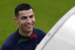 Cristiano Ronaldo v príprave na MS v Katare.