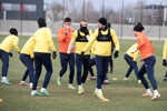 Tréning hráčov klubu DAC 1904 Dunajská Streda počas štartu zimnej prípravy pred jarnou časťou.