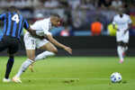 Kylian Mbappe v drese Realu Madrid.
