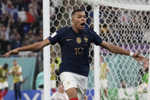Kylian Mbappe a jeho gólová radosť.