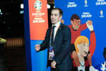 Bývalý nemecký futbalový reprezentant Philipp Lahm prichádza na žrebovanie finálového turnaja EURO 2024.
