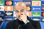 Tréner City Pep Guardiola.