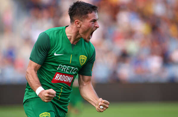 Adrián Kaprálik v drese MŠK Žilina.