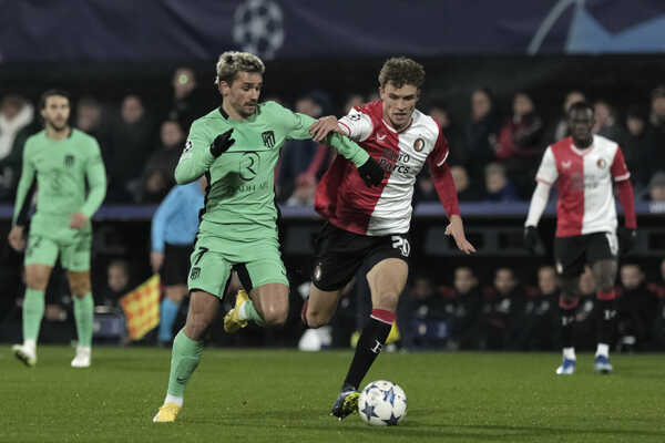 Griezmann (vľavo) v drese Atl.Madrid.