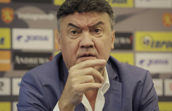 Prezident Bulharského futbalového zväzu Borislav Mihajlov.
