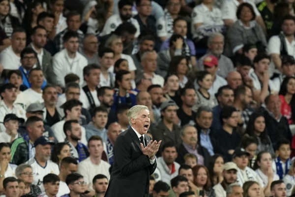 Tréner Realu Madrid Carlo Ancelotti.
