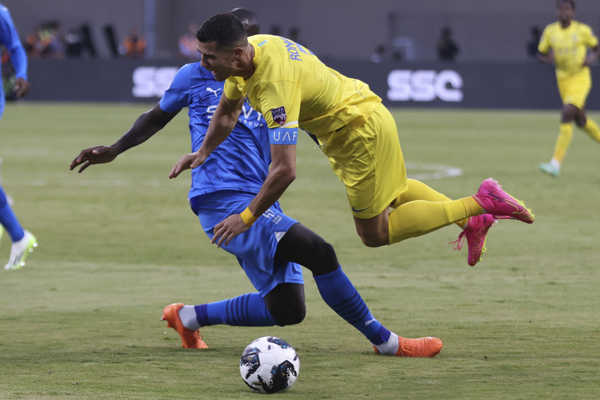 Cristiano Ronaldo v drese Al-Nassr.