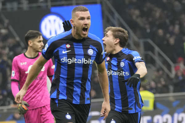 Edin Džeko v drese Interu Miláno.