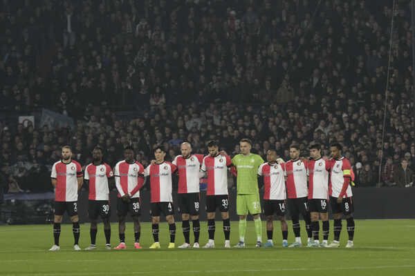Dávid Hancko a futbalisti Feyenoordu Rotterdam.