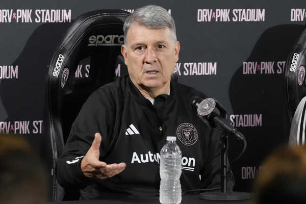 Argentínsky futbalový tréner Gerardo Martino z Interu Miami.