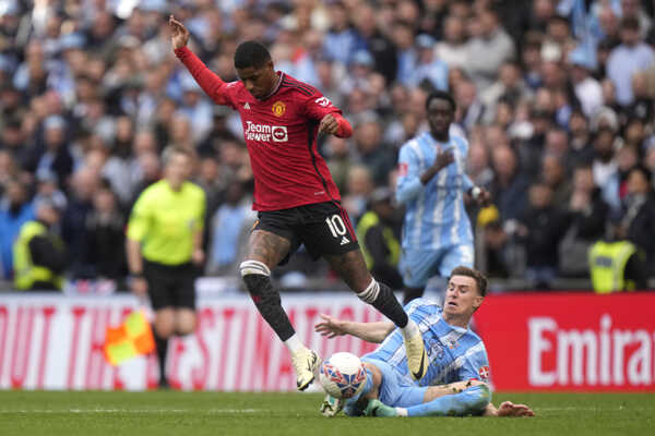 Marcus Rashford v drese United. Marcus Rashford v drese United.