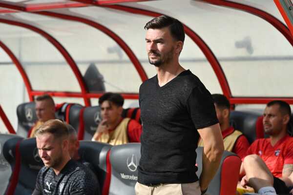 Tréner Trnavy Michal Gašparík.