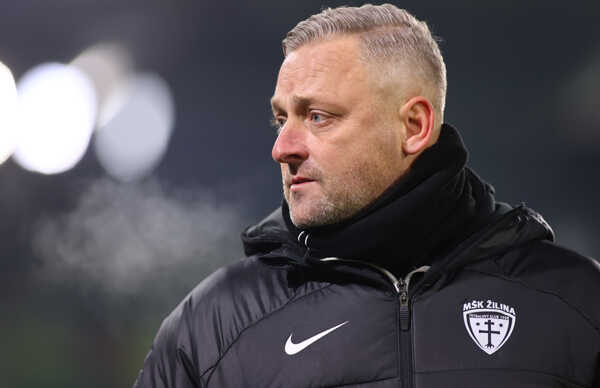 Tréner Žiliny Michal Ščasný.