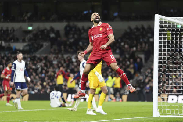 Mohamed Salah v drese FC Liverpool. Mohamed Salah v drese FC Liverpool.