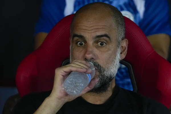 Tréner Manchestru City Pep Guardiola. Tréner Manchestru City Pep Guardiola.