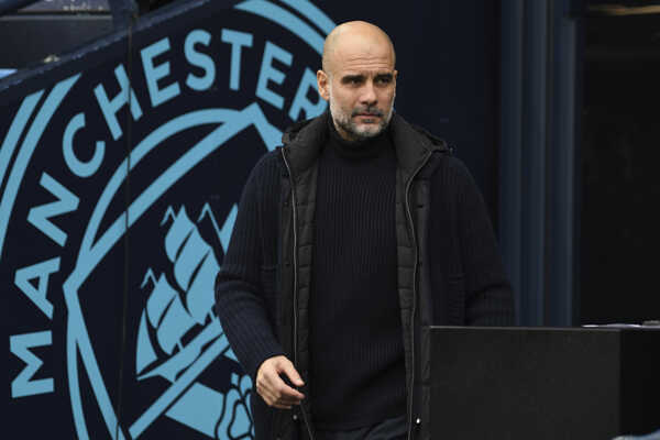 Tréner Manchestru City Pep Guardiola. Tréner Manchestru City Pep Guardiola.