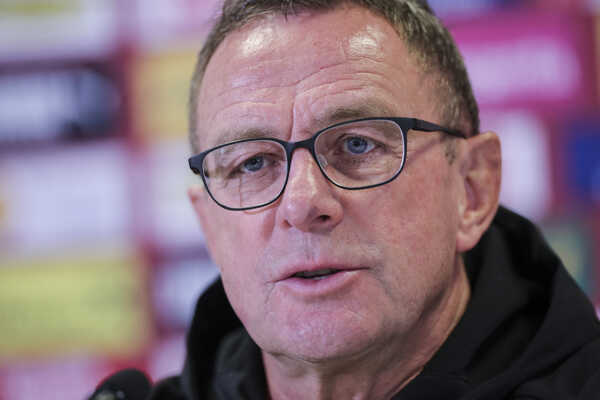 Tréner rakúskej futbalovej reprezentácie Ralf Rangnick.
