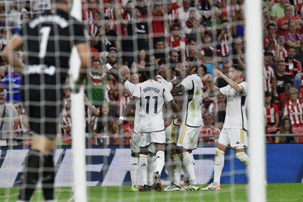 Radosť hráčov Real Madrid.