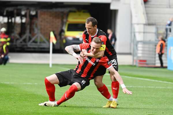 Roman Procházka a gólové oslavy futbalistov Spartak Trnava.