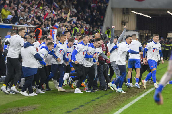 Oslavy Slovenska po postupe na ME 2024.