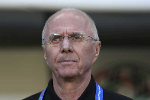 Vtedajší tréner filipínskej futbalovej reprezentácie Sven-Goran Eriksson.
