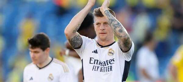 Toni Kroos v drese Realu. Toni Kroos v drese Realu.